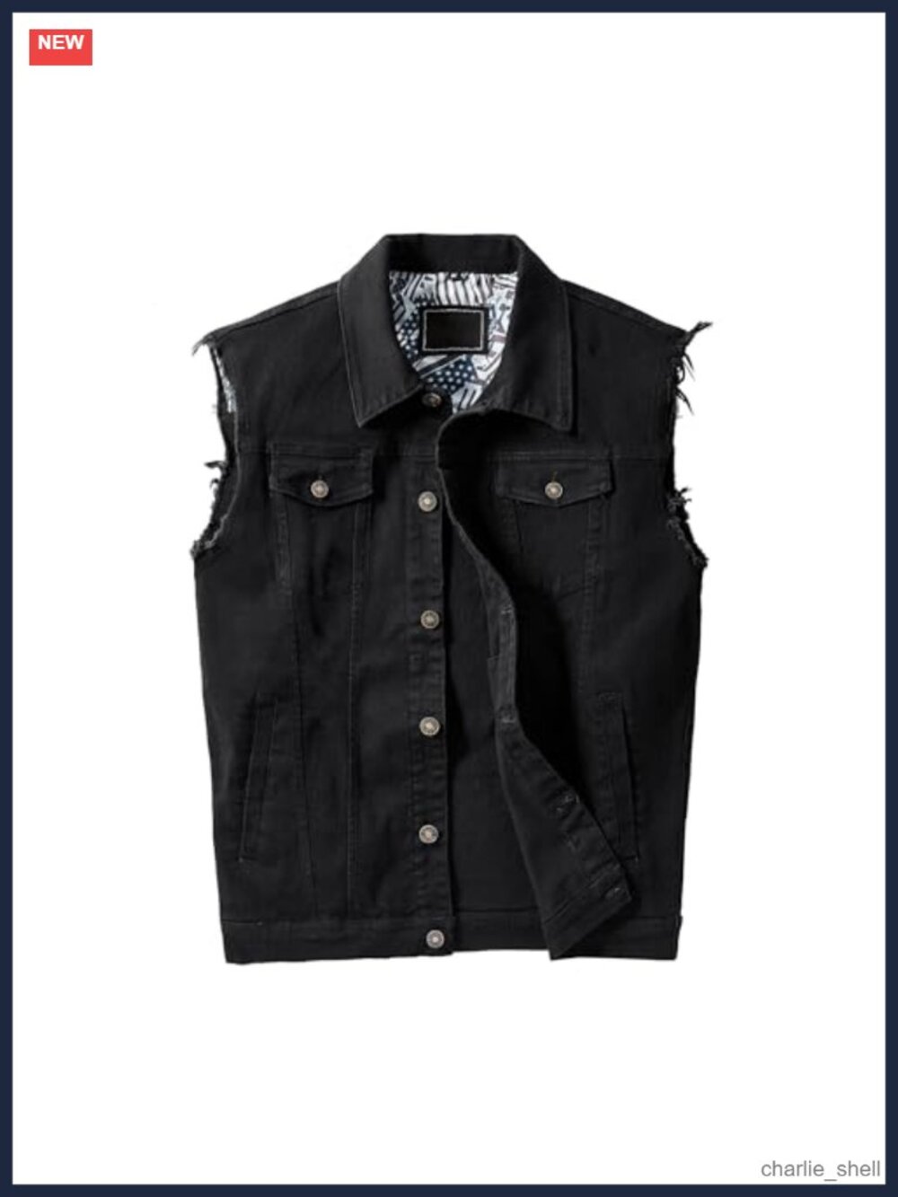 Mens Stretch Denim Vest Sleeveless Trucker Jean Jacket Casual Slim Fit